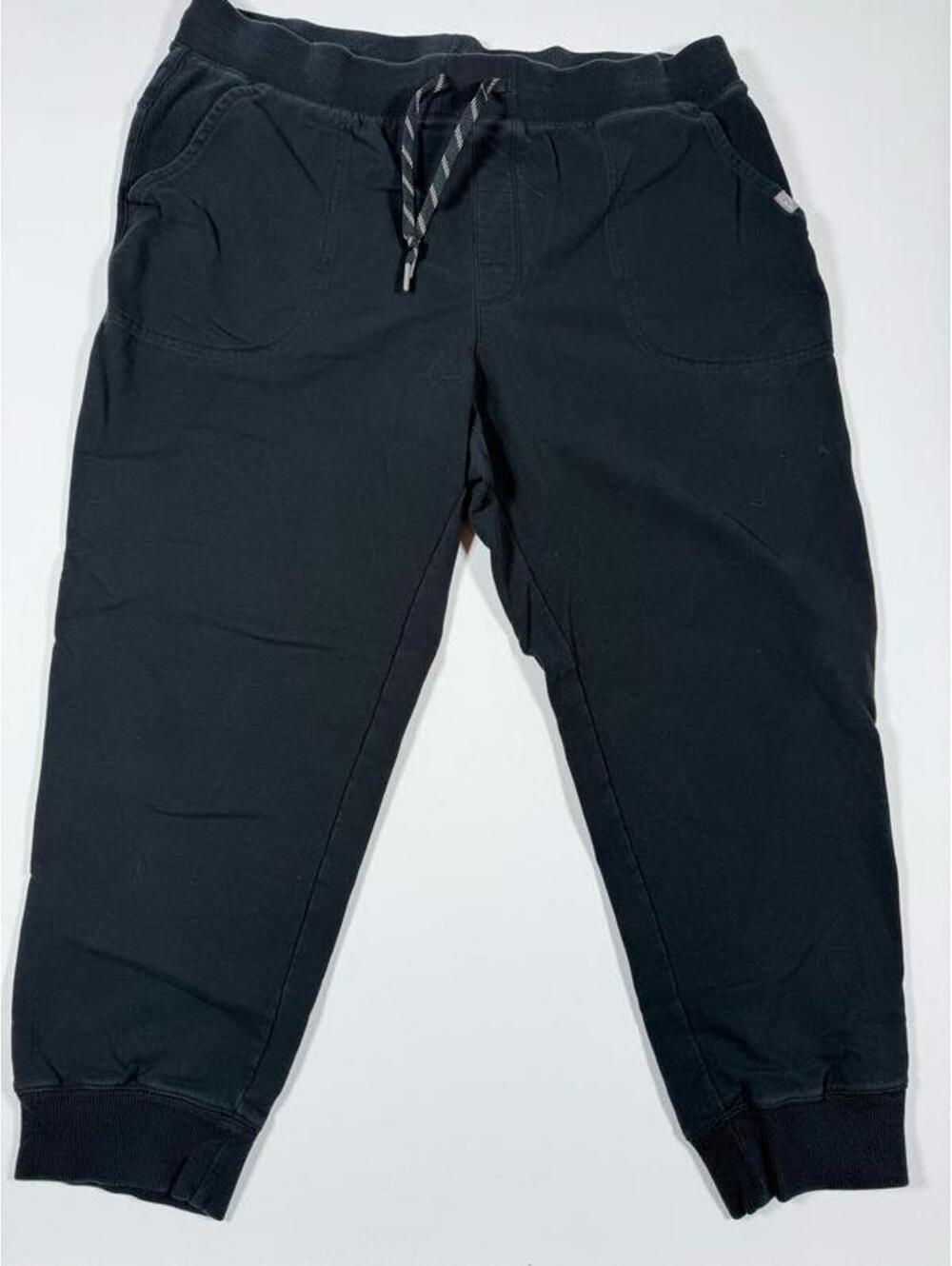 L.L Bean Black Jogger Sweatpants with Drawstring Waist XL